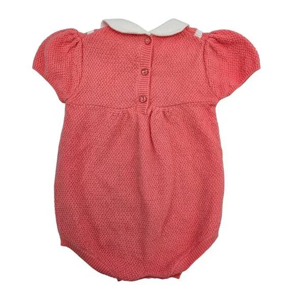 NWT Janie and Jack Knit Collared Onsie Size 6-12 mos. - Picture 2 of 5